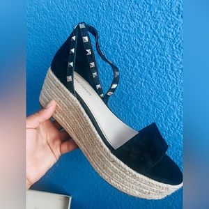Marc Fisher size 8 platform espadrilles wedges